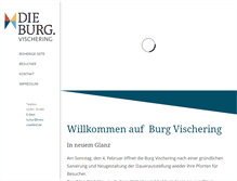 Tablet Screenshot of burg-vischering.de